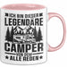 Camper Tasse Geschenk Wohnwagen Camping Geschenkidee Rosa Trendation