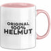 Helmut Tasse Original 100% Helmut Geschenk Rosa Trendation
