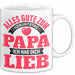Papa Geburtstag Geschenkidee Tasse Alles Gute Zum Geburtstag Papa Ich Hab Dich Lieb Becher Weiß Trendation
