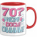 70er Geburtstag Geschenk Männer Frauen 70 Nein Doch Ohhhh Lustiger Spruch Geschenkidee Kaffee-Becher Rot Trendation