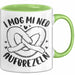 Oktober Tasse Geschenk I Mog Mi Ned Aufbrezeln Geschenkidee Becher Grün Trendation