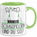 Schauspielerin Tasse Geschenk Ich Bin Schauspielerin Und Du So Geschenkidee Lustiger Spruch Becher Grün Trendation