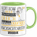 Rucksacktouristin Geschenk Becher Tasse Gott Schuf Alle Menschen Gleich Nur Die Besten Durfeten Rucksacktouristin Werden Geschenkidee Lustig Grün Trendation