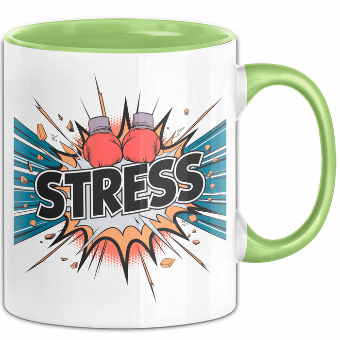 Boxer Tasse Geschenk Lustige Geschenkidee Spruch Für Kampf Fans Grün Trendation
