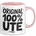 Ute Tasse Geschenk Original 100% Ute Geschenkidee Geburtstag Rosa Trendation