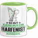 Harfenist Geschenk Tasse So Gut Kann Nur Ein Harfenist Aussehen Geschenkidee Kaffee-Becher Grün Trendation