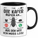 Käfer Liebhaber Tasse Geschenk Die Käfer Rufen An Geschenkidee Becher Trendation