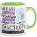 Taucherin Tasse Geschenk Spruch Wer Will Schon Prinzessin Sein Wenn Man Auch Taucherin Sein Kann Grün Trendation