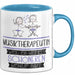 Musiktherapeutin Weil Es Keinen Schöneren Beruf Gibt Tasse Geschenk für Eine Musiktherapeutin Lustig Blau Trendation