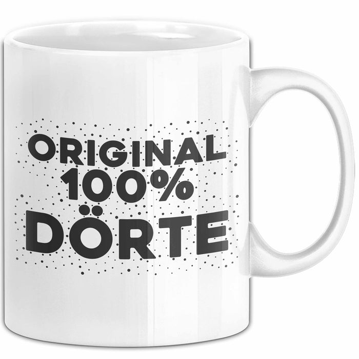 Doerte Tasse Original 100% Doerte Geschenk Weiß Trendation