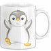 Lustige Pinguin Tasse Geschenk Pinguin-Liebhaber Weiß Trendation