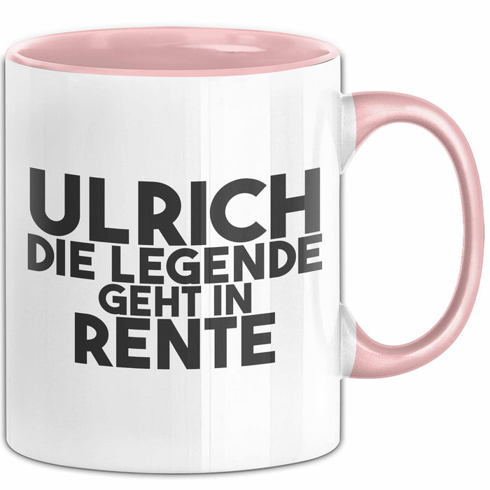 Ulrich Tasse Ulrich – Die Legende Geht In Rente Geschenk