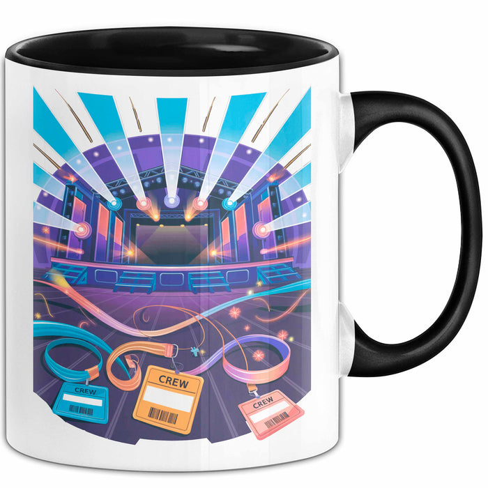 Festival Crew Tasse Geschenk Lustige Geschenkidee Spruch Für Live Event Teams Trendation