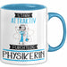 Physikerin Tasse Geschenk Becher Stark Attraktiv Furchtlos Physikerin Lustige Geschenkidee Blau Trendation