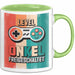 Onkel Gamer Sarkastisch Sarkasmus Tasse Geschenk Lustige Geschenkidee Spruch Level Onkel Freigeschaltet Grün Trendation