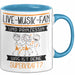 Live-Musik-Fan Und Prinzessin Tasse Geschenk Für Eine Live-Musik-Fan Geburtstag Was Ist Deine Superkraft Blau Trendation