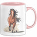 Reiter Tasse Geschenk Lustige Geschenkidee Spruch Für Reitsport Liebhaber Rosa Trendation
