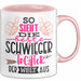 Schwiegertochter Tasse Geschenk Spruch So Sieht Die Beste Schwiegertochter Der Welt Aus Becher Rosa Trendation