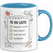 Schüler Abschluss Tasse Geschenk Lustige Geschenkidee Spruch Grundschule Geschafft Abitur Gemeistert Blau Trendation