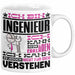 Ingenieur Geschenk Tasse Geschenkidee für Ingenieur Geburtstag Lustiger Spruch Ich Bin Ingenieur Ich Kann Es Dir Erklären Aber Nicht Für Dich Verstehen Weiß Trendation