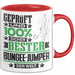 Bungee-Jumper Geschenk Lustiger Spruch für Bungee-Jumper Geschenkidee Bester Bungee-Jumper Der Welt Rot Trendation