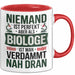 Biologie Liebhaber Tasse Geschenk Perfekter Biologe Rot Trendation