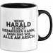 Harald Tasse Wenn Harald Nicht Repariert, Sind Wir Am Arsch Geschenk Schwarz Trendation