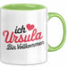 Ursula Tasse Geschenk Ich Bin Vollkommen Ursula Geschenkidee Geburtstag Grün Trendation