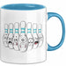 Bowling Tasse Geschenk Bowling-Spieler Geschenkidee Blau Trendation