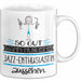 Jazz-Enthusiastin Geschenk Tasse So Gut Kann Nur Eine Jazz-Enthusiastin Aussehen Geschenkidee Geburtstag Weihnachten Lustig Weiß Trendation