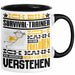 Survival-Trainer Geschenk Kaffee-Tasse Geschenkidee für Survival-Trainer Ich Bin Survival-Trainer Ich Kann Es Dir Erklären Jedoch Nicht Für Dich Verstehen Spruch Lustig Schwarz Trendation