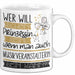 Musikveranstalterin Tasse Geschenk Spruch Wer Will Schon Prinzessin Sein Wenn Man Auch Musikveranstalterin Sein Kann Weiß Trendation