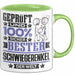 Schwiegerenkel Geschenk Lustiger Spruch für Schwiegerenkel Geschenkidee Bester Schwiegerenkel Der Welt Grün Trendation
