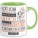 Tonstudio-Besitzerin Geschenk Becher Tasse Gott Schuf Alle Menschen Gleich Nur Die Besten Durfeten Tonstudio-Besitzerin Werden Geschenkidee Lustig Grün Trendation