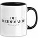 Heidemarie Tasse Geschenk Die Heidemarie Macht Dat Schon Geschenkidee Becher mit Name Schwarz Trendation