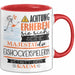 Eishockeyspielerin Tasse Geschenk Lustiger Spruch Bitte Erheben Sie Sich Seine Majestät Die Eishockeyspielerin Betritt Den Raum Rot Trendation