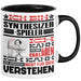 Synthesizer-Spieler Geschenk Tasse Lustige Geschenkdiee für einen Synthesizer-Spieler Geburtstag Ich Bin Synthesizer-Spieler Ich Kann Es Dir Erklären Aber Nicht Für Dich Verstehen Schwarz Trendation