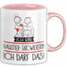Geschenk für Haustier-Tätowiererin Tasse Lustige Geschenkidee Geburtstag Ich Bin Haustier-Tätowiererin Ich Darf Das Rosa Trendation