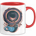 Weltraum Nerd Tasse Geschenkidee für Astronomie Fans Rot Trendation