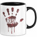Horror Fan Tasse Run Geschenkidee für Gruselfilm Fans Trendation