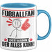 Fußballfan Tasse Geschenk für Fußballfan Der Mann Der Alles Kann Geschenkidee zum Geburtstag Blau Trendation