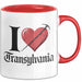 Transsilvanien Tasse Geschenk Lustige Geschenkidee Spruch Rot Trendation