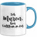 Maren Tasse Ich Maren, Bin Vollkommen Geschenk Blau Trendation