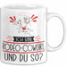 Rodeo-Cowgirl Tasse Geschenk Ich Bin Rodeo-Cowgirl Und Du So Geschenkidee Lustiger Spruch Becher Weiß Trendation