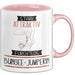 Bungee-Jumperin Tasse Geschenk Becher Stark Attraktiv Furchtlos Bungee-Jumperin Lustige Geschenkidee Rosa Trendation