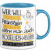 Vogelliebhaberin Tasse Geschenk Spruch Wer Will Schon Prinzessin Sein Wenn Man Auch Vogelliebhaberin Sein Kann Blau Trendation