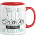 Opernfan Geschenk Tasse Becher Die Frau Die Allen Kann Geschenkidee für eine Opernfan Lustig Rot Trendation