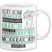 Moderatorin Geschenk Becher Tasse Gott Schuf Alle Menschen Gleich Nur Die Besten Durfeten Moderatorin Werden Geschenkidee Lustig Weiß Trendation