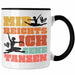 Trendation - Ballett Ballerina Tänzerin Tasse Mädchen Geschenk Frauen Tanzen Geschenkidee Kaffeetasse Schwarz Trendation