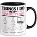 KPop Tasse Geschenk Spare Time Finger Heart Grafik Geschenkidee Schwarz Trendation